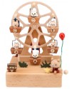 小熊動物摩天輪 木質音樂盒 MUSIC BOX